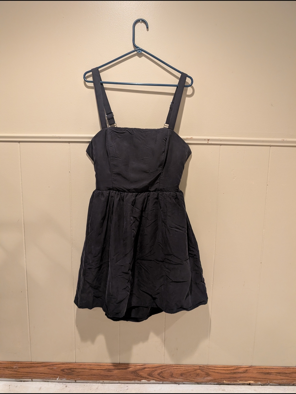 Frankly Black Strappy Mini Dress